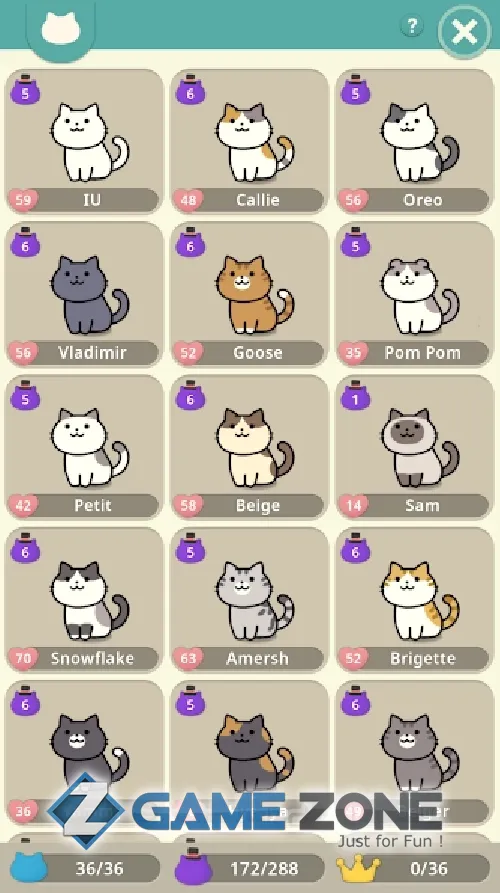 صورة من لعبة Fantastic Cats