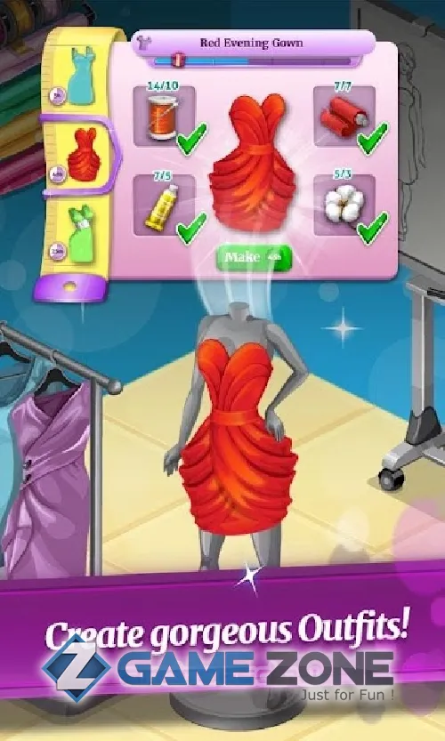 صورة من لعبة Fashion City 2