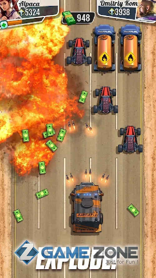 صورة من لعبة Fastlane: Road to Revenge [Money mod]
