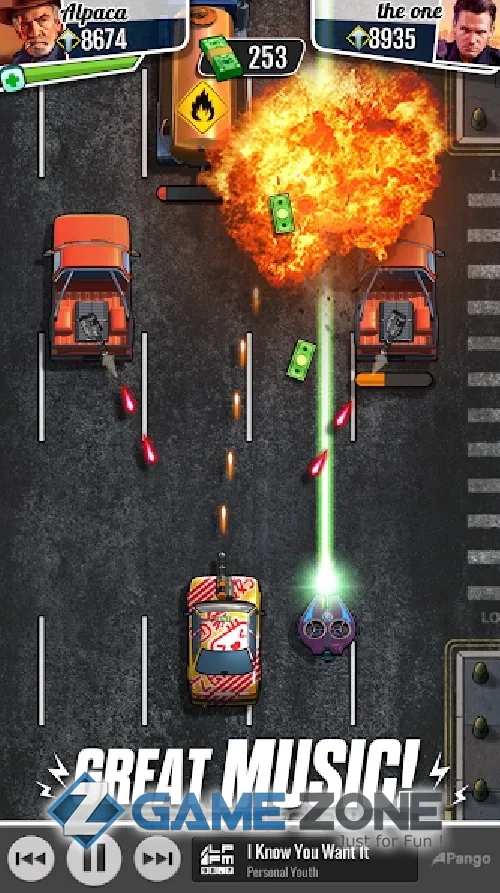 صورة من لعبة Fastlane: Road to Revenge [Money mod]