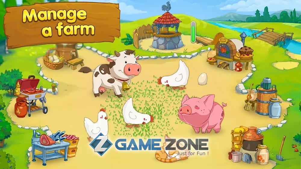 صورة من لعبة Jolly Days Farm Time Management Game