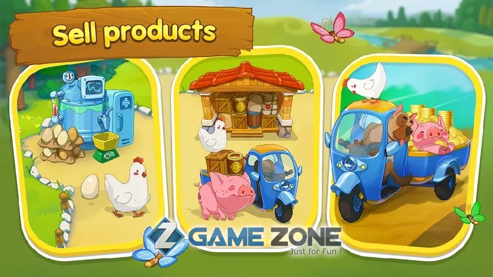 صورة من لعبة Jolly Days Farm Time Management Game