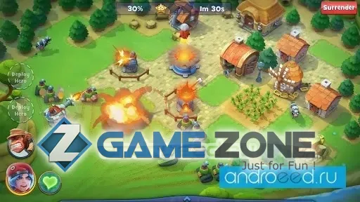 صورة من لعبة Fieldrunners Attack!