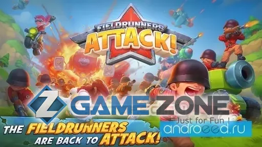 صورة من لعبة Fieldrunners Attack!