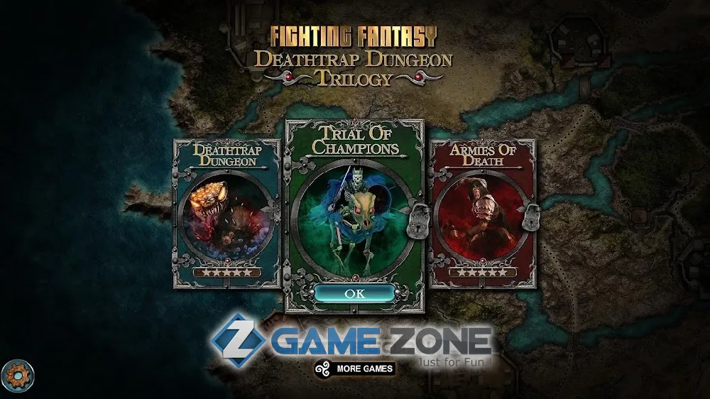صورة من لعبة Fighting Fantasy Legends Portal