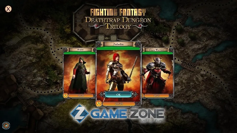 صورة من لعبة Fighting Fantasy Legends Portal