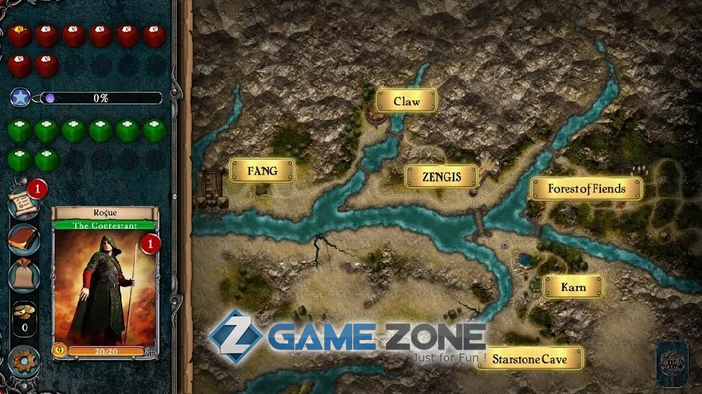 صورة من لعبة Fighting Fantasy Legends Portal