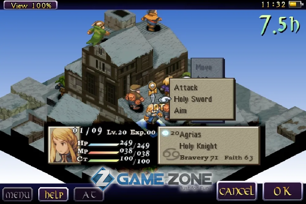 صورة من لعبة FINAL FANTASY TACTICS : WotL [Много денег]
