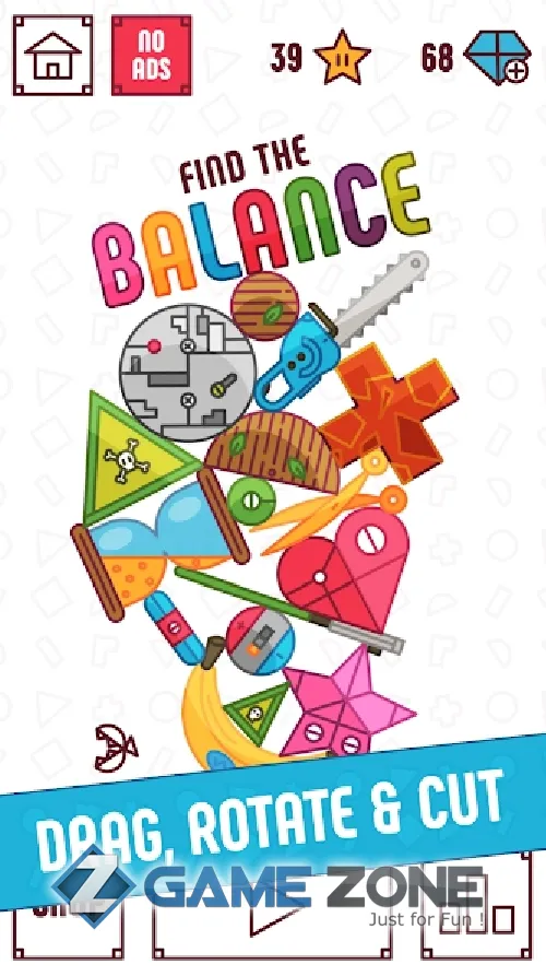 صورة من لعبة Find The Balance [Без рекламы+деньги+предметы]
