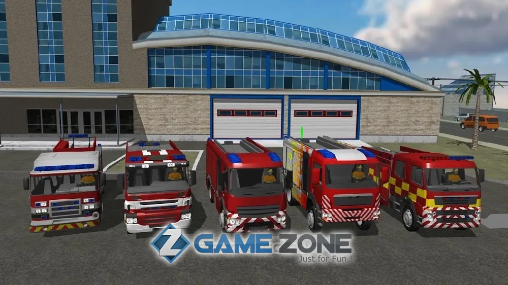 صورة من لعبة Fire Engine Simulator [Mod Money]