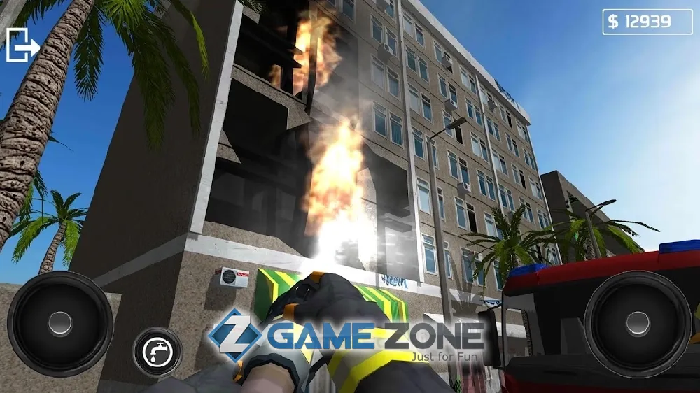 صورة من لعبة Fire Engine Simulator [Mod Money]