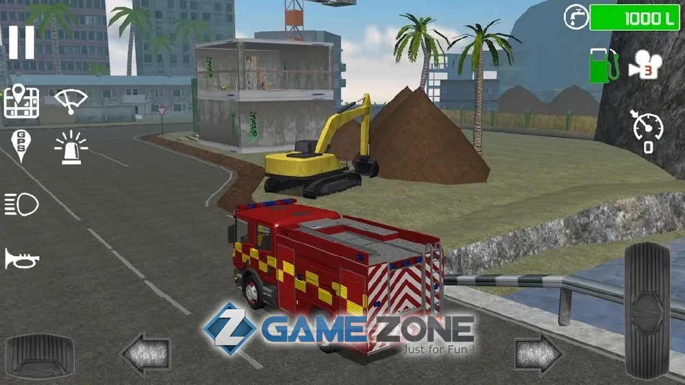 صورة من لعبة Fire Engine Simulator [Mod Money]