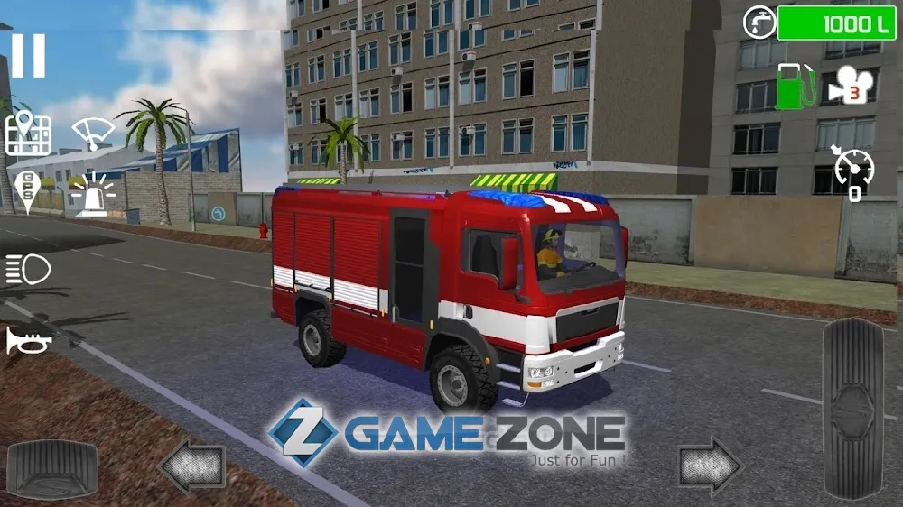 صورة من لعبة Fire Engine Simulator [Mod Money]