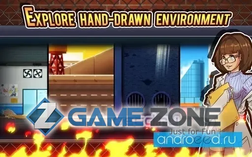 صورة من لعبة Fist of Rage: 2D Battle Platformer [Много денег]