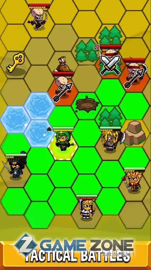 صورة من لعبة Five Heroes: The Kings War [Много денег]