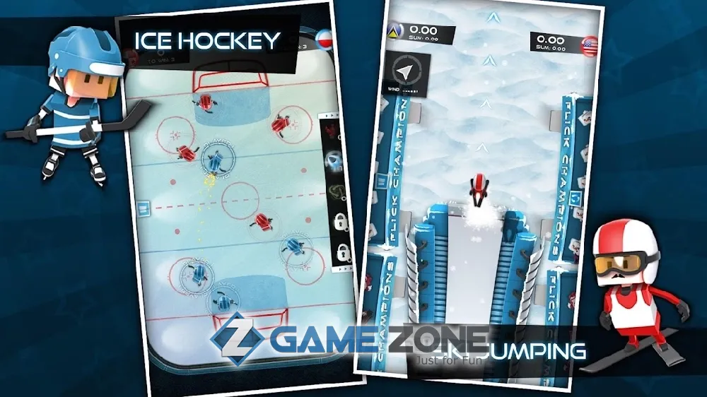 صورة من لعبة Flick Champions Winter Sports [Все предметы+деньги]