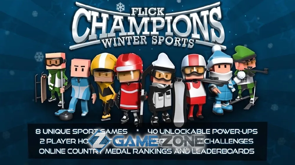 صورة من لعبة Flick Champions Winter Sports [Все предметы+деньги]
