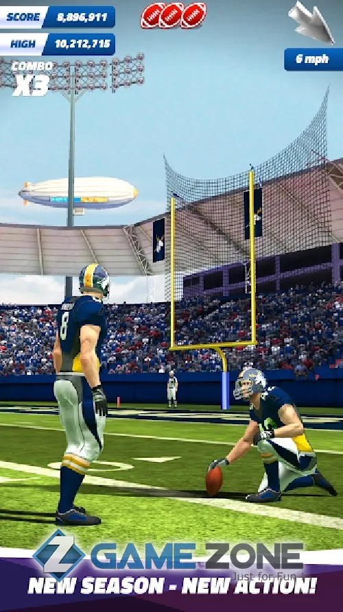 صورة من لعبة Flick Field Goal 16