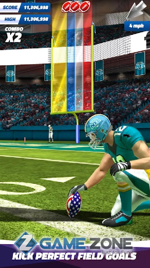 صورة من لعبة Flick Field Goal 16