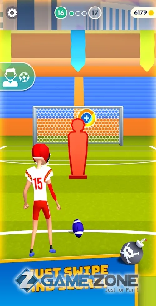 صورة من لعبة Flick Goal!