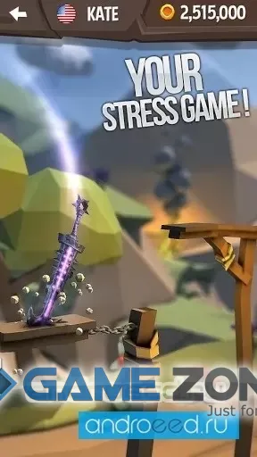 صورة من لعبة Flick Knife [Все ножи+без рекламы+деньги]