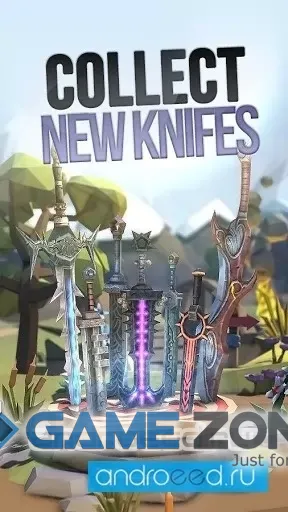 صورة من لعبة Flick Knife [Все ножи+без рекламы+деньги]