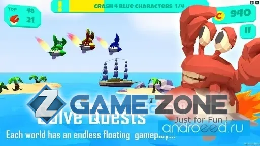صورة من لعبة Floaties: Endless Flying Game