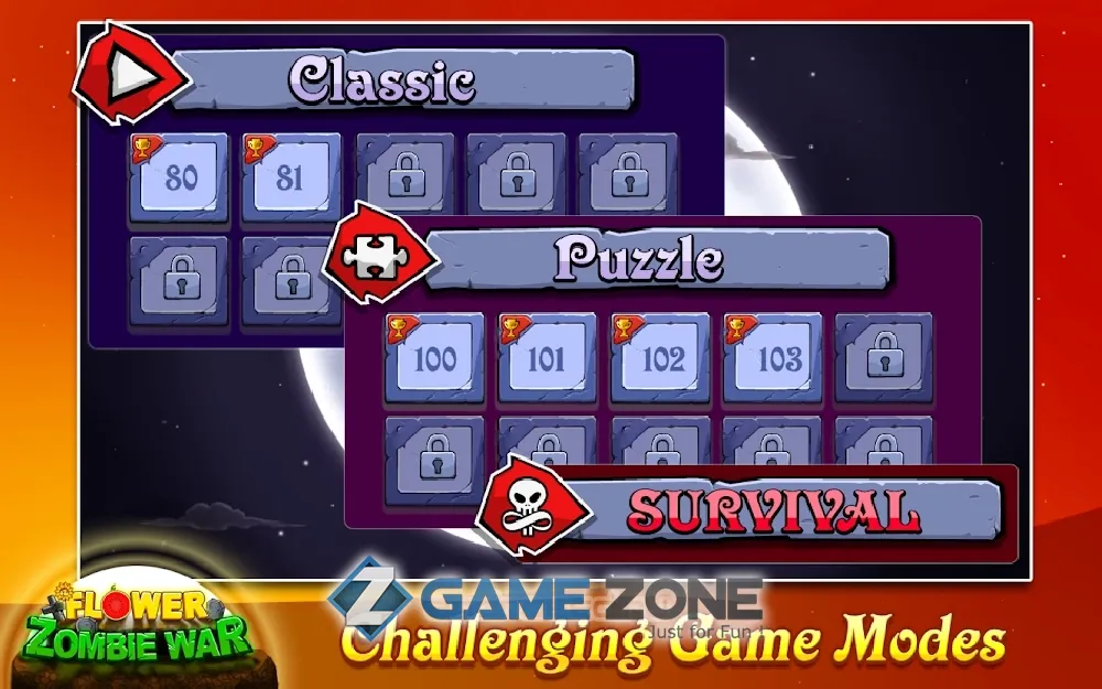صورة من لعبة Flower Zombie War [Много денег]