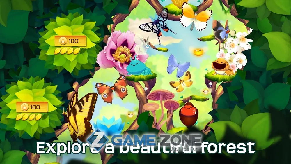 صورة من لعبة Flutter: Butterfly Sanctuary