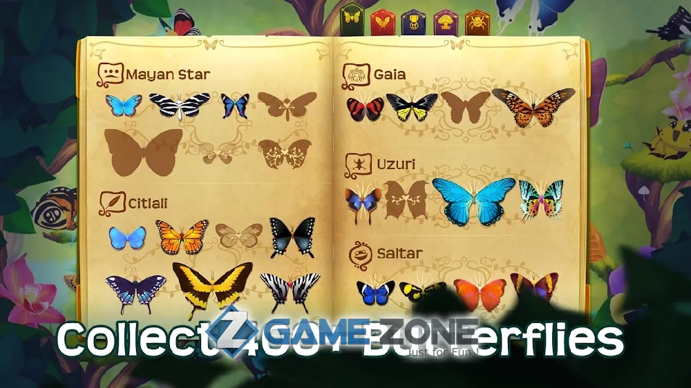 صورة من لعبة Flutter: Butterfly Sanctuary