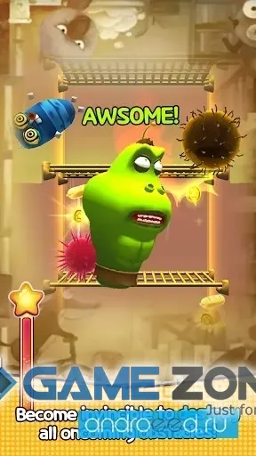 صورة من لعبة Flying LARVA