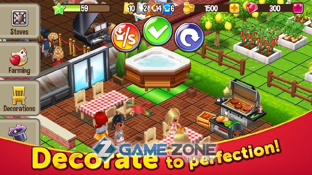 صورة من لعبة Food Street - Restaurant Game