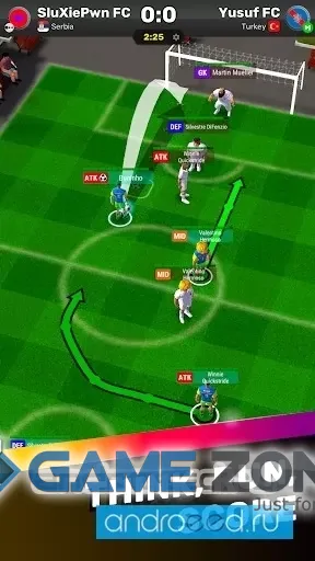 صورة من لعبة Football Clash Arena 2018: Free Football Strategy