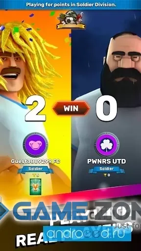 صورة من لعبة Football Clash Arena 2018: Free Football Strategy
