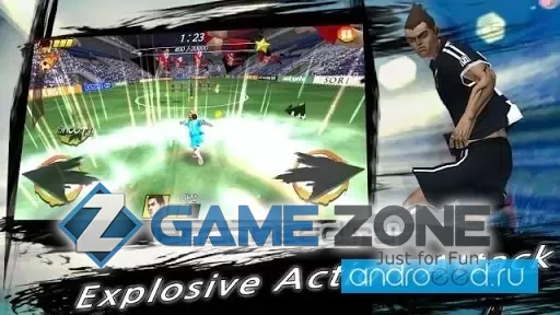 صورة من لعبة Football King Rush [Мод много денег]