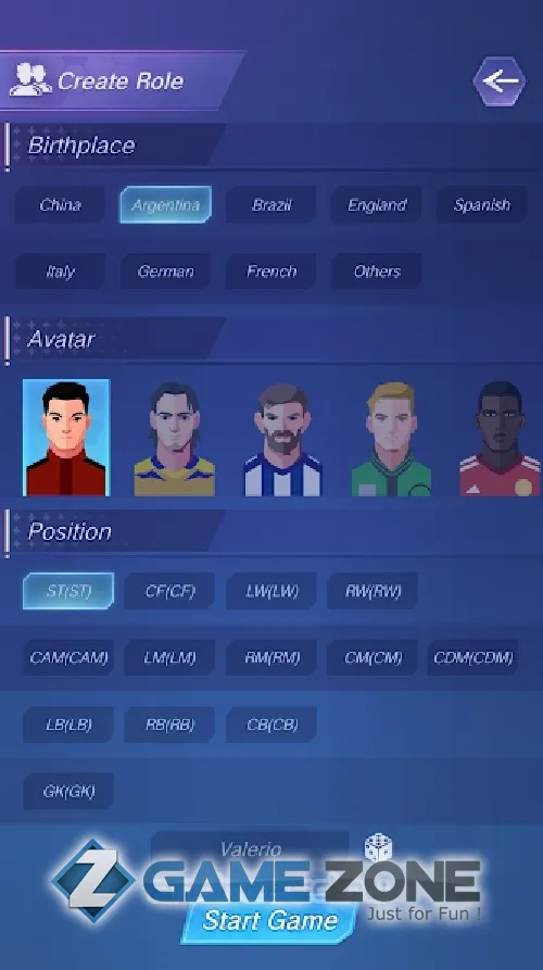 صورة من لعبة Football Rising Star