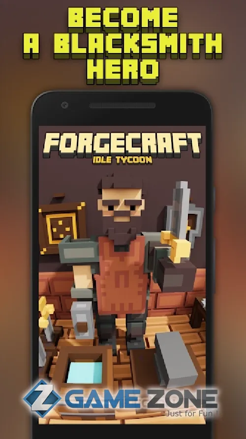 صورة من لعبة ForgeCraft - Idle Tycoon [Много рубинов]