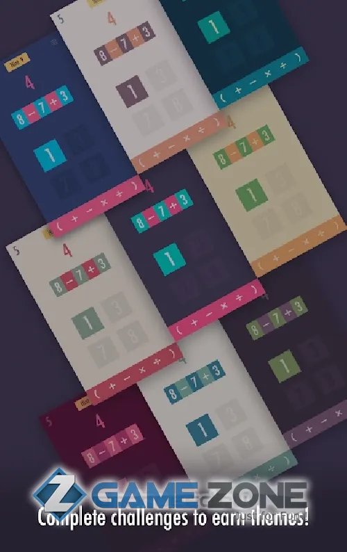 صورة من لعبة Fourte - Math Game [Скины+подсказки]