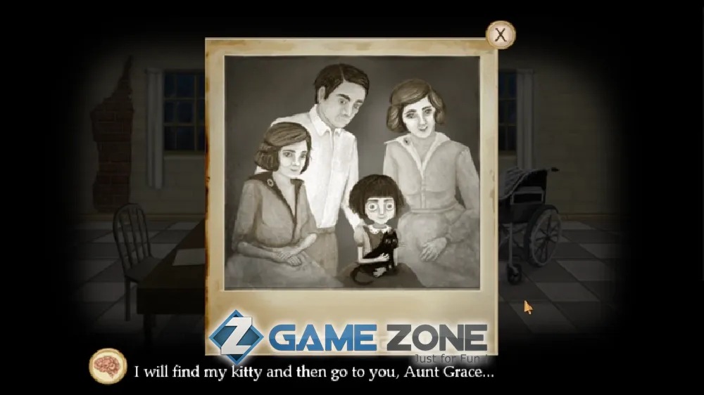 صورة من لعبة Fran Bow Глава 1