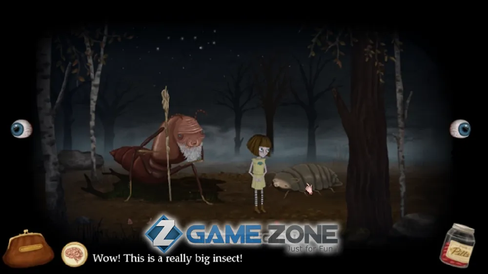 صورة من لعبة Fran Bow Глава 2