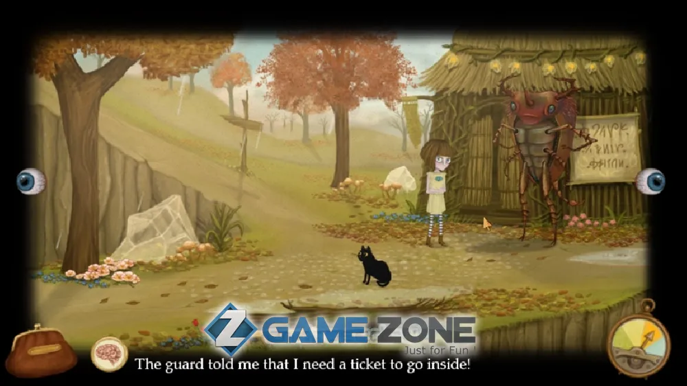 صورة من لعبة Fran Bow Глава 3