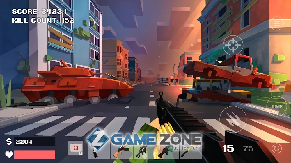 صورة من لعبة FreeCraft Zombie Apocalypse [Много денег]