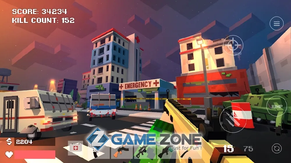 صورة من لعبة FreeCraft Zombie Apocalypse [Много денег]