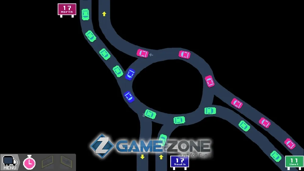 صورة من لعبة Freeways