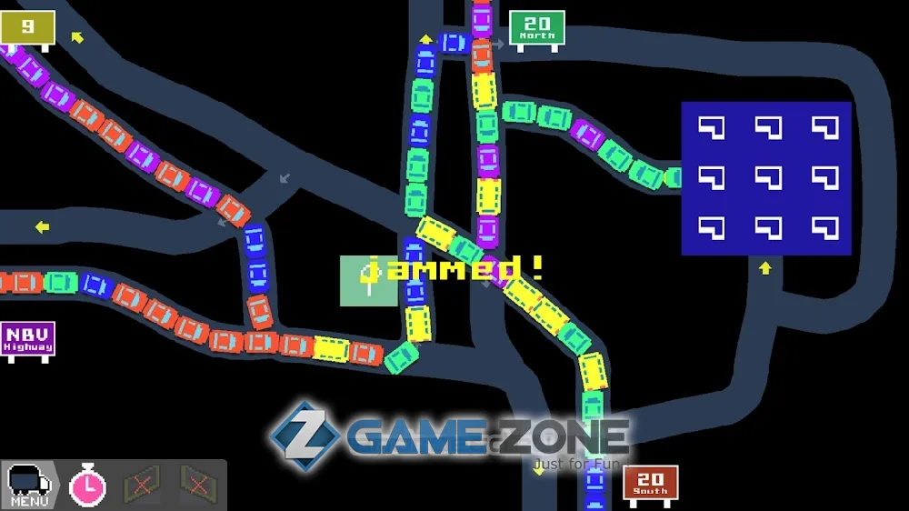 صورة من لعبة Freeways