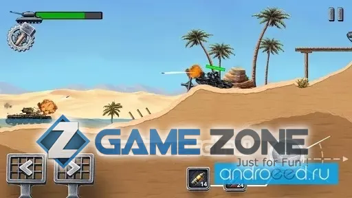 صورة من لعبة Front Line Hills Tank Battles [Mod Money]