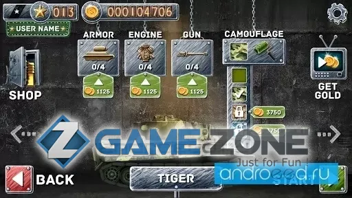 صورة من لعبة Front Line Hills Tank Battles [Mod Money]