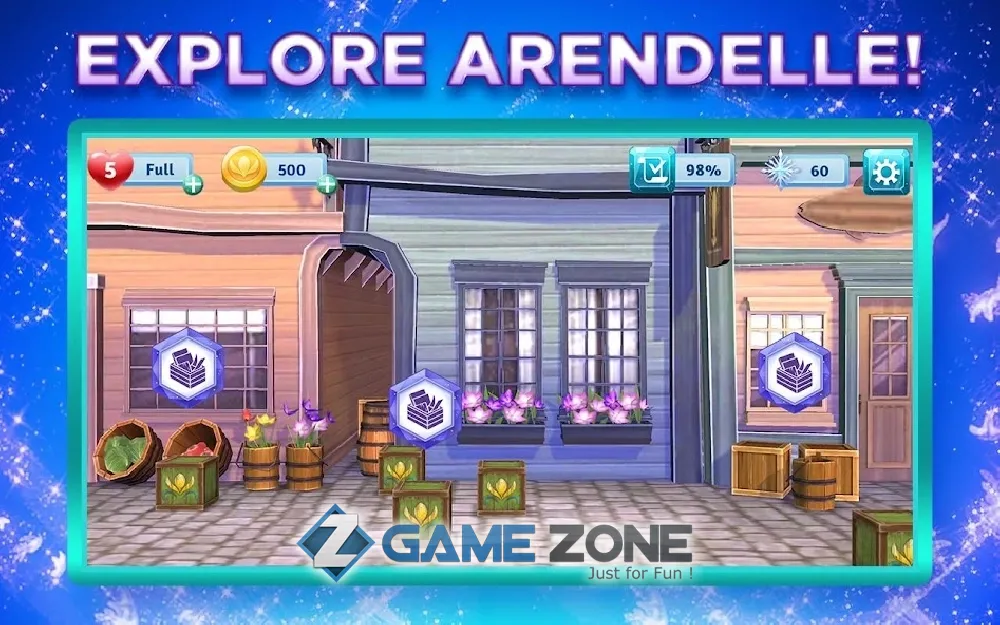 صورة من لعبة Frozen Adventures