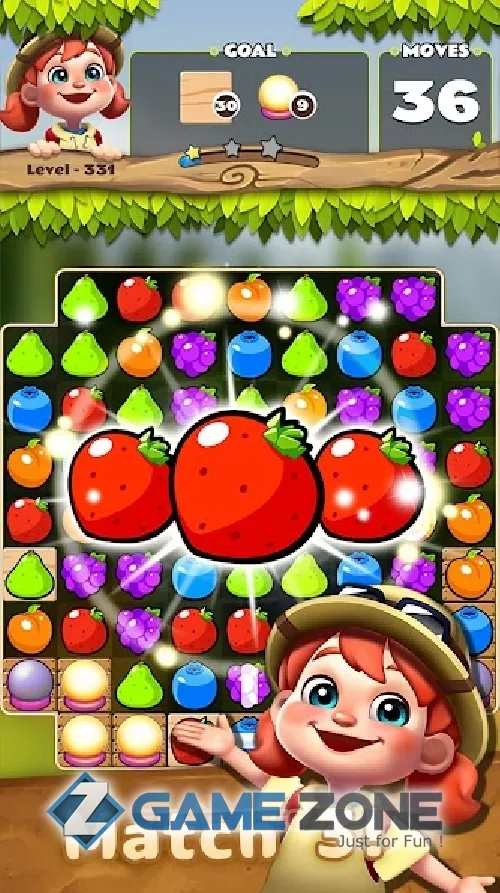 صورة من لعبة Fruits POP - Jungle Adventure