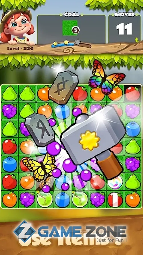 صورة من لعبة Fruits POP - Jungle Adventure